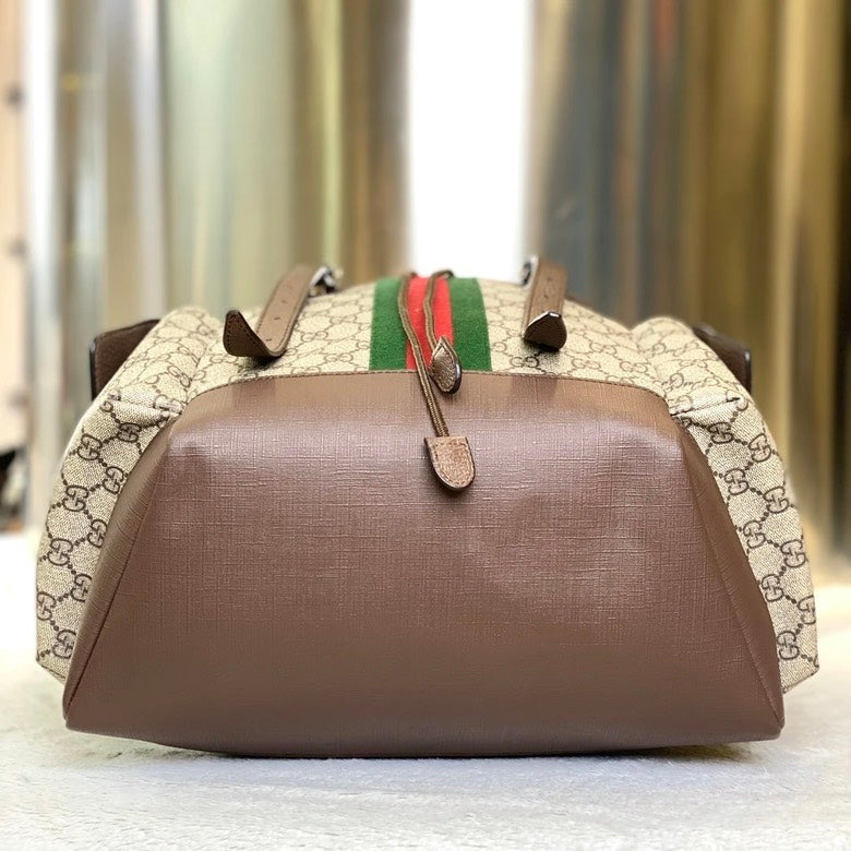 Gucci Ophidia Beige Backpack Bag - Pre-Loved Gucci Ophidia 7034