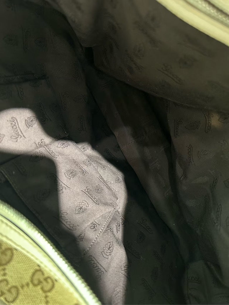 GUCCI GG Monogram Beige/Beige Hobo Bag - Pre-loved Designer Handbag