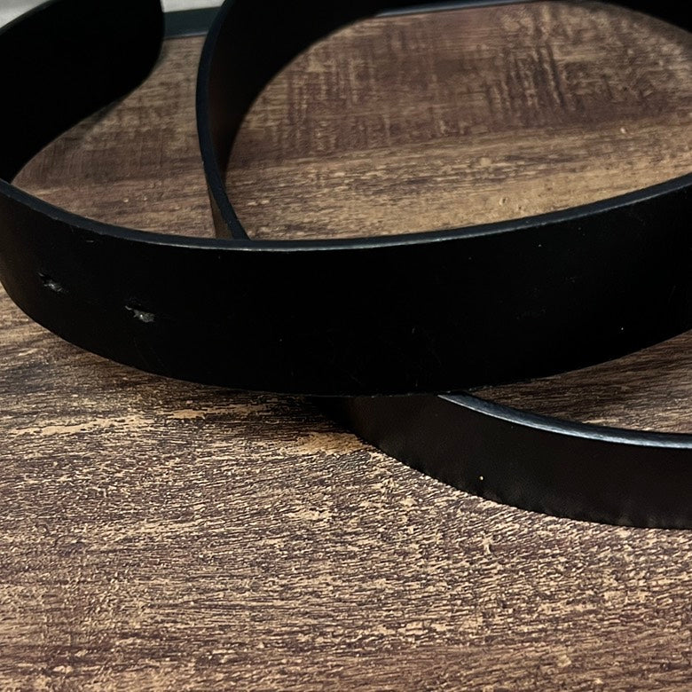 Gucci Heart Leather Belt Black