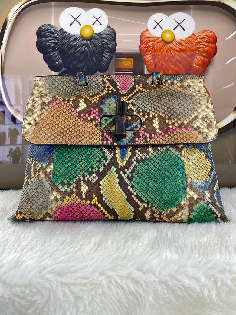 Gucci Dionysus Multicolor Python Hobo Bag