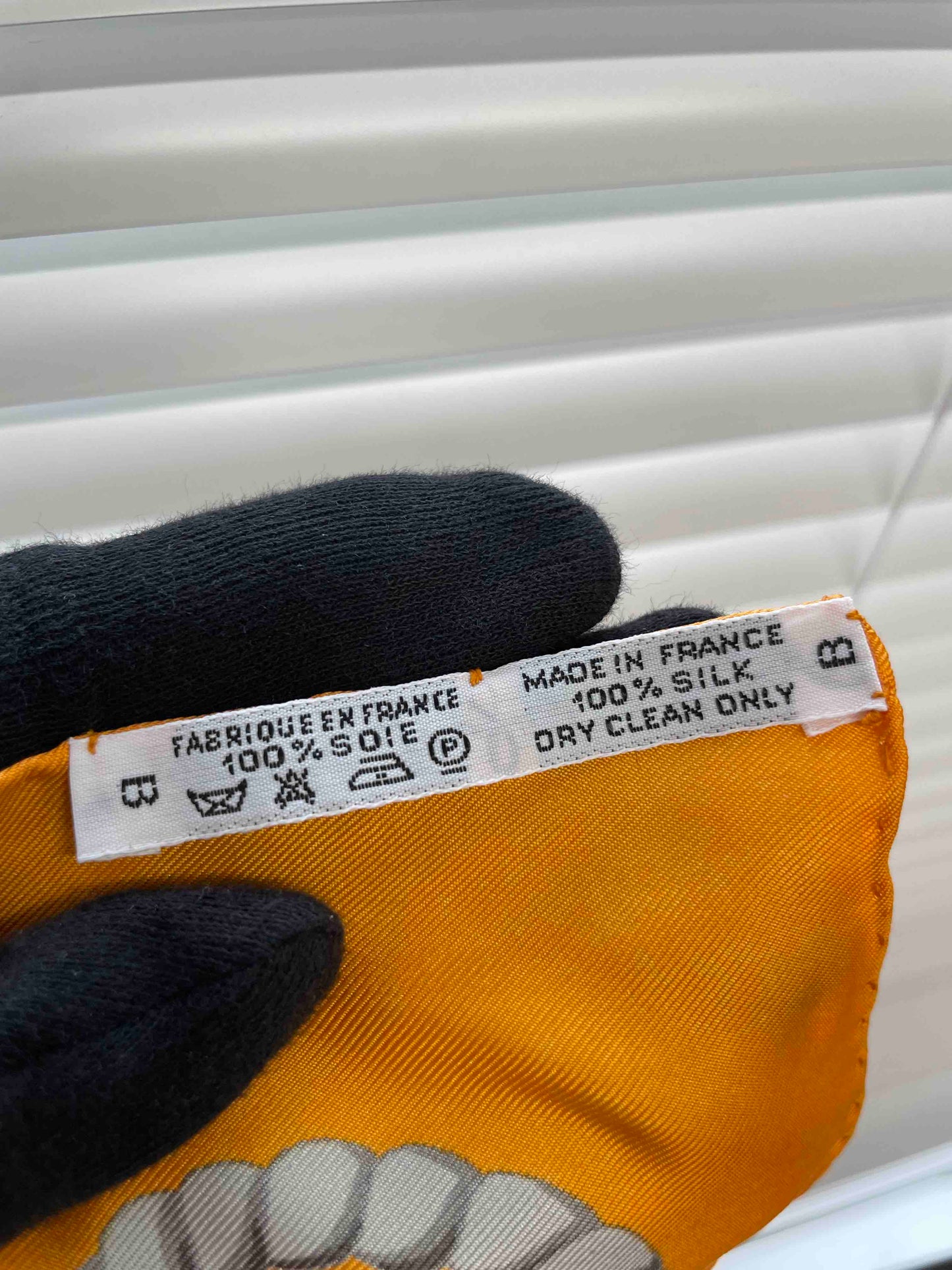 Hermes Silk Scarf JT160 Les Folies du Ciel Yellow Scarves and Shawls