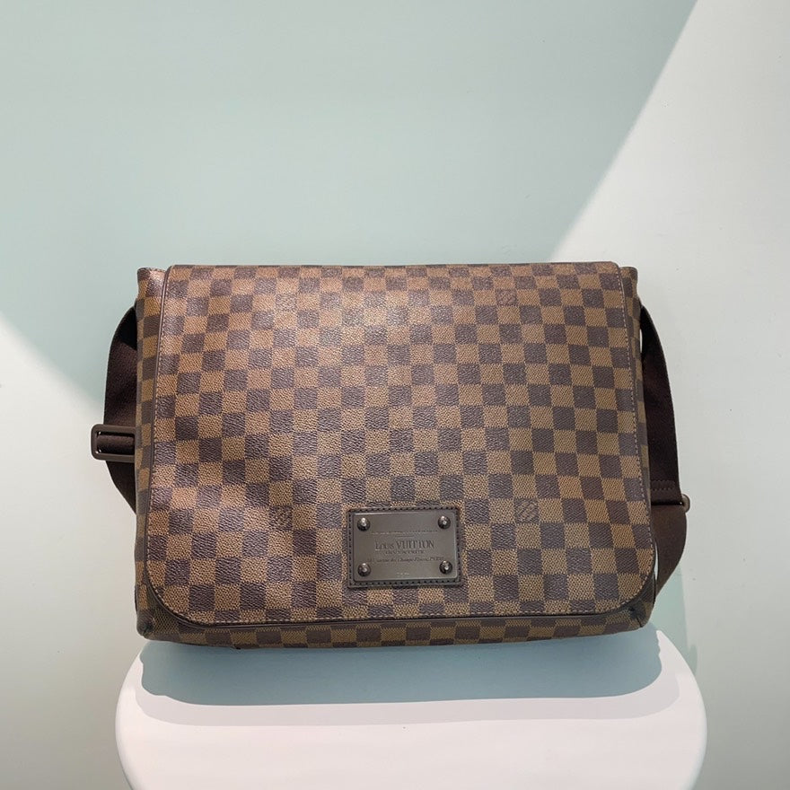 Louis Vuitton Damier Ebene Broadway Brown Messenger Bag