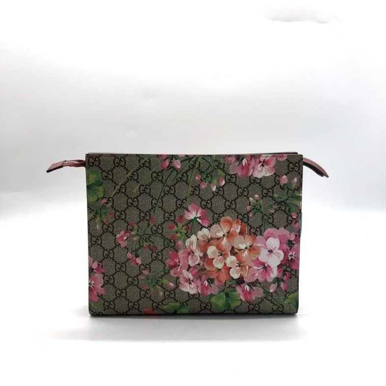 Gucci Flora Clutch XY0188 Multicolor Canvas Clutch