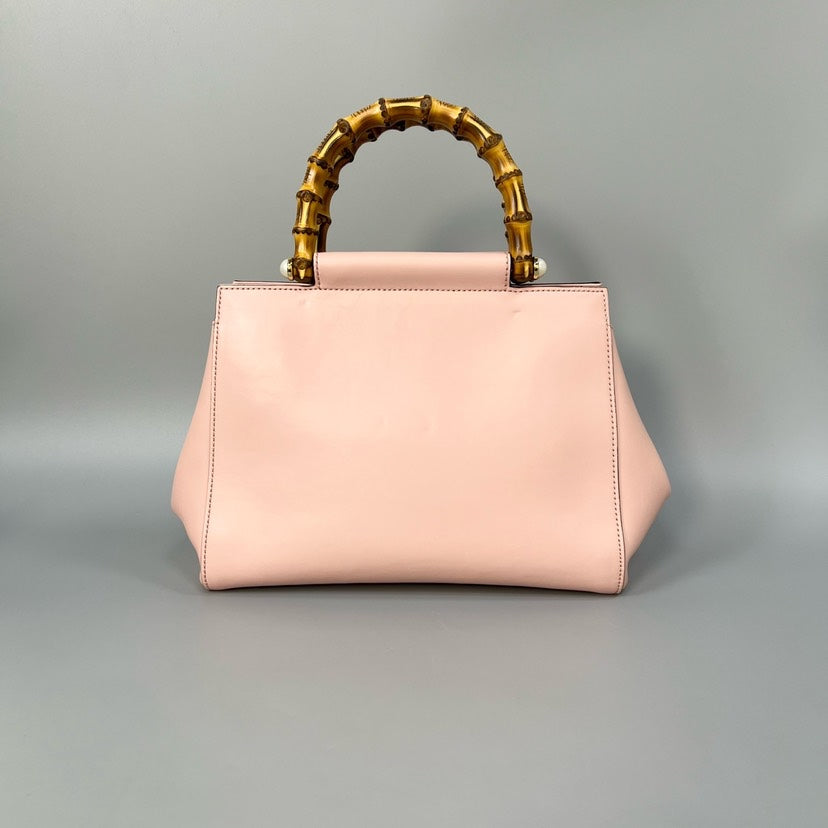 Gucci Preloved Nymphaea Bag Pink Top Handle Bag