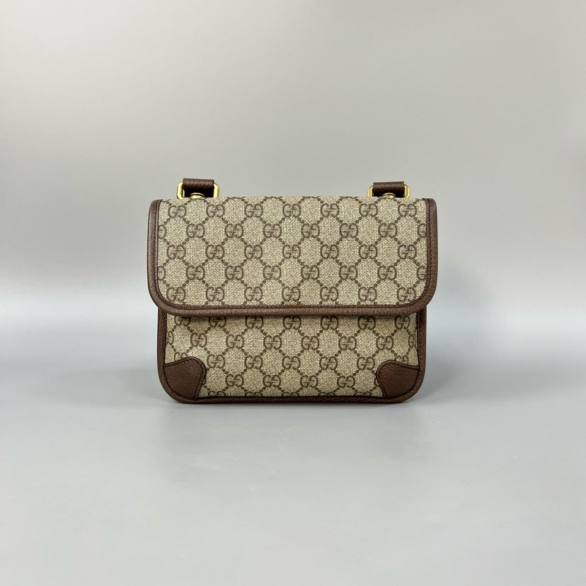 Gucci GG Supreme Beige Reversible Belt Bum Bag