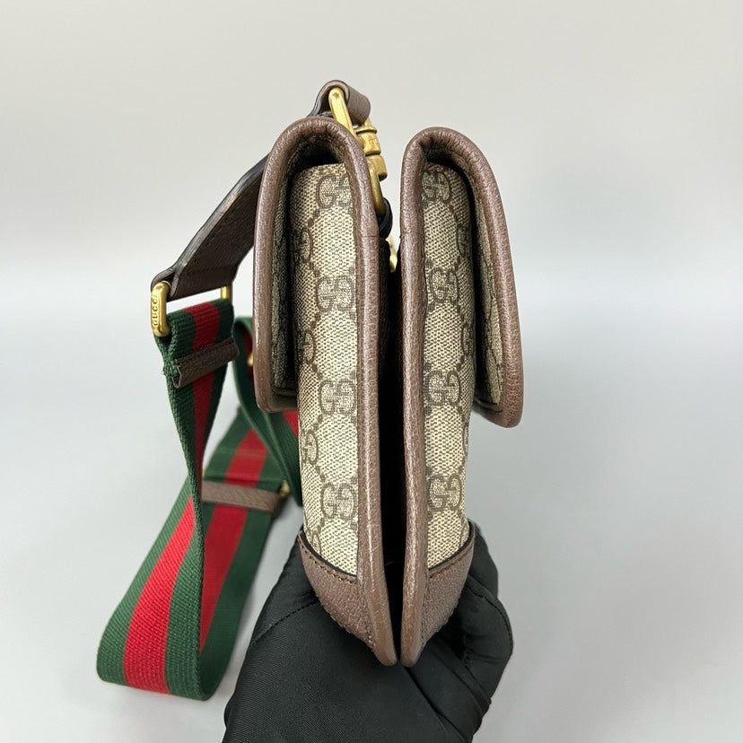 Gucci GG Supreme Beige Reversible Belt Bum Bag