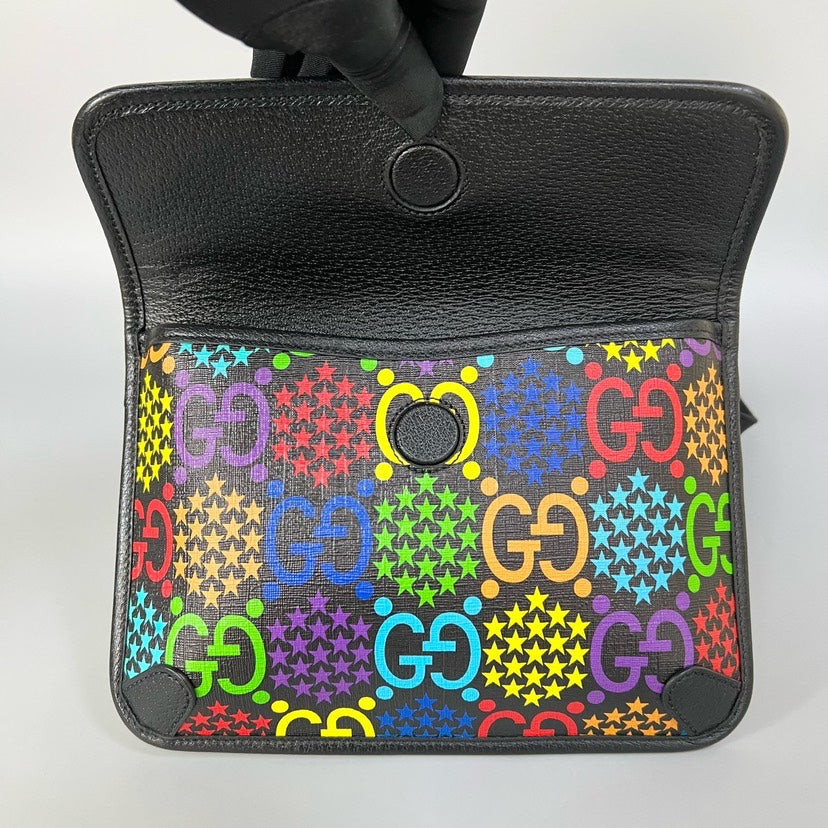 Gucci Psychedelic Belt Bag in Multicolor - Preloved Gucci GG Multicolor Psychedelic Belt Bag
