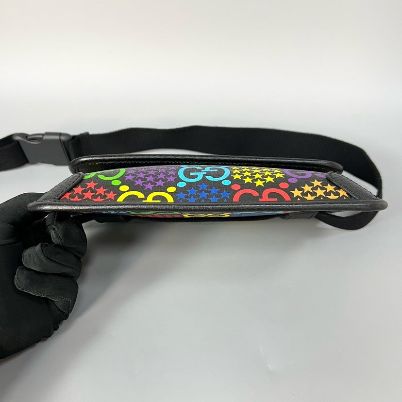 Gucci Psychedelic Belt Bag in Multicolor - Preloved Gucci GG Multicolor Psychedelic Belt Bag