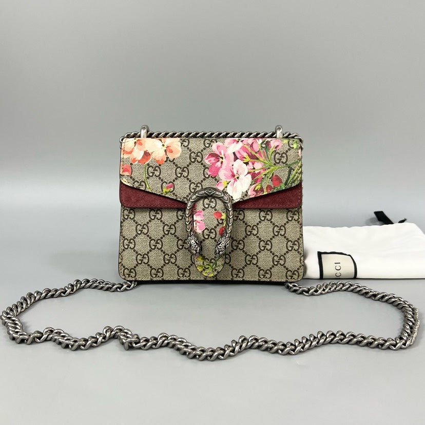 Gucci Dionysus Floral GG Supreme Small Shoulder Bag