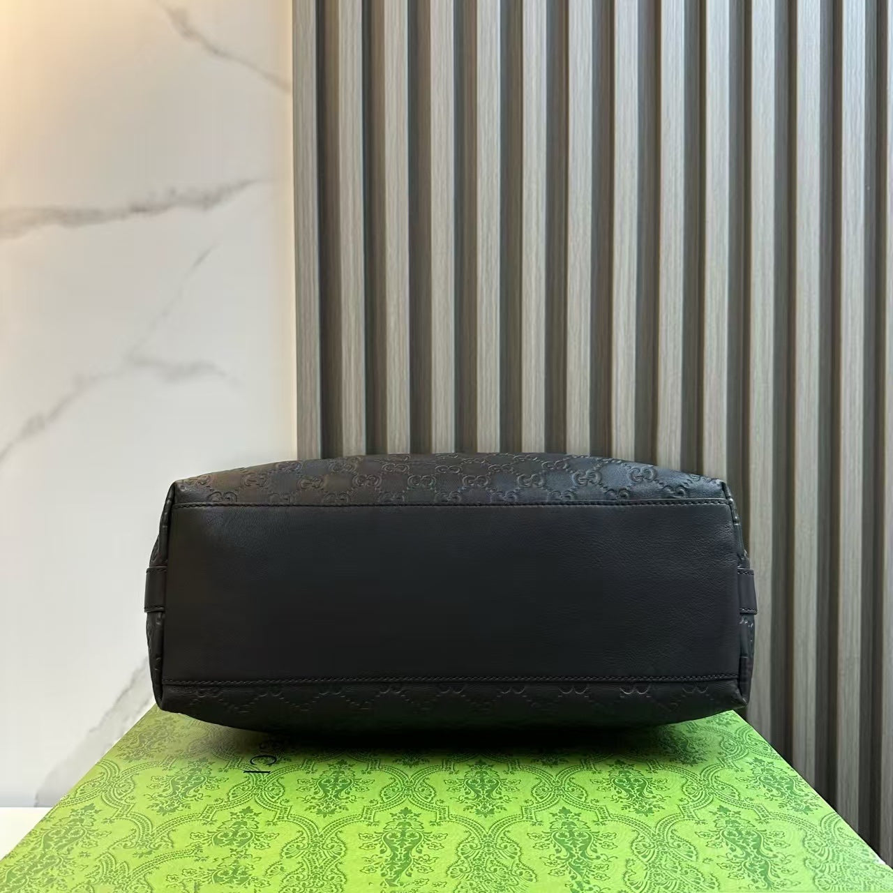 Gucci GG Imprimé Black Two-Way Shoulder Bag