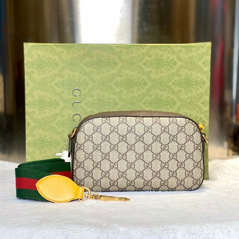 Gucci Supreme Crossbody 1943 Beige Canvas Crossbody Bag