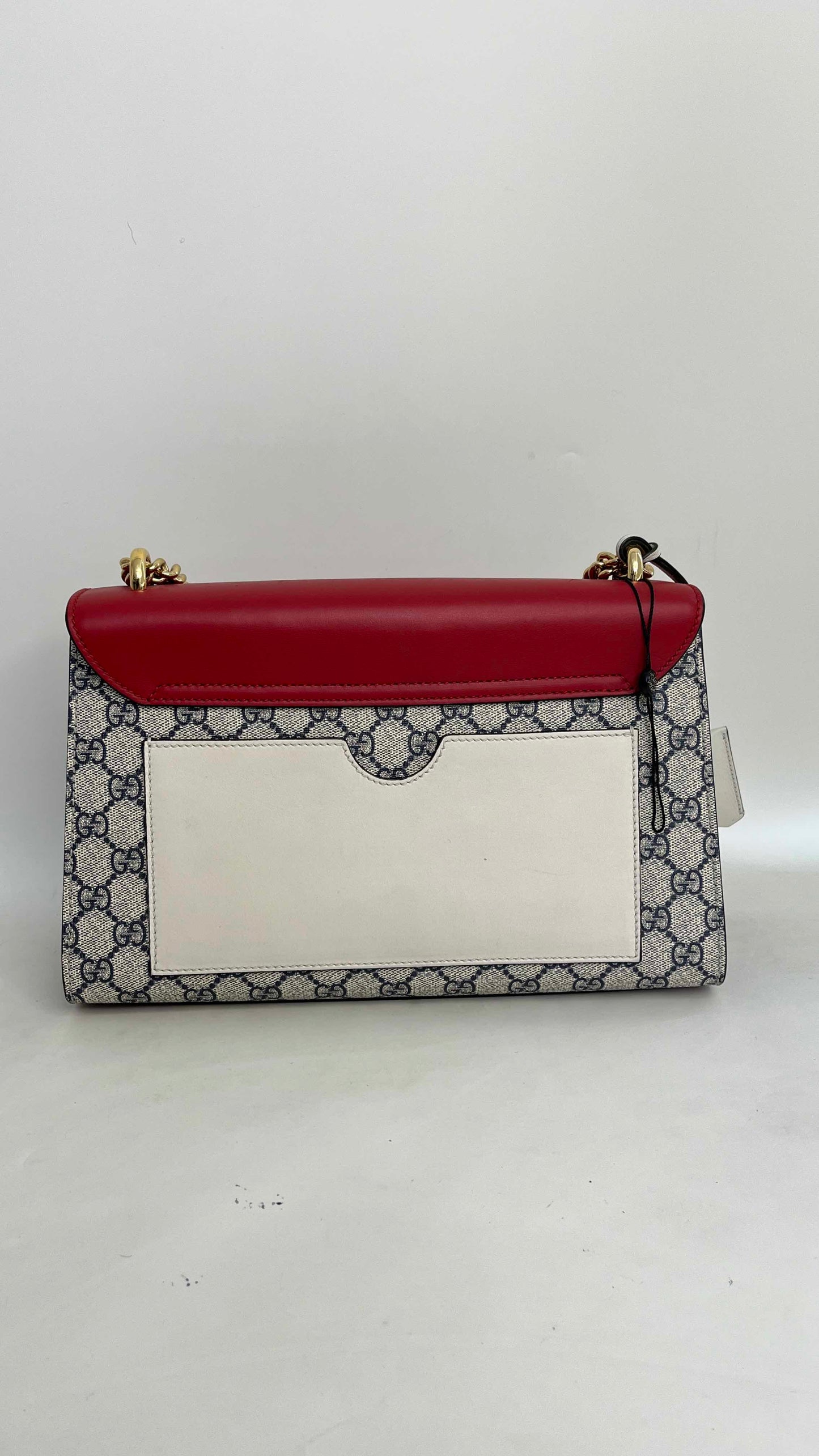 Gucci Padlock Bag Red and Beige Shoulder Bag