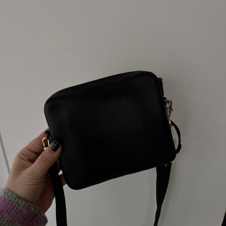 Gucci Leather Crossbody Bag AF742 in Black - Preloved Designer Handbag