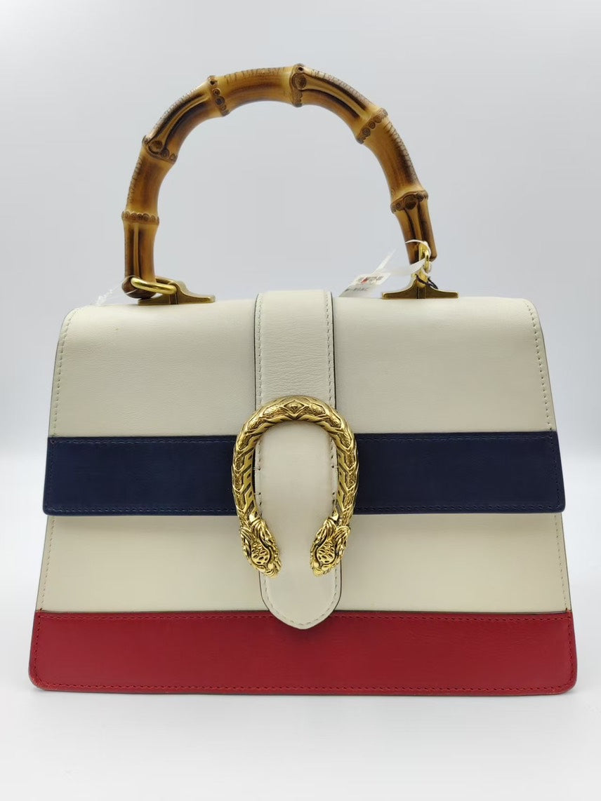 Gucci Dionysus White Leather Shoulder Bag