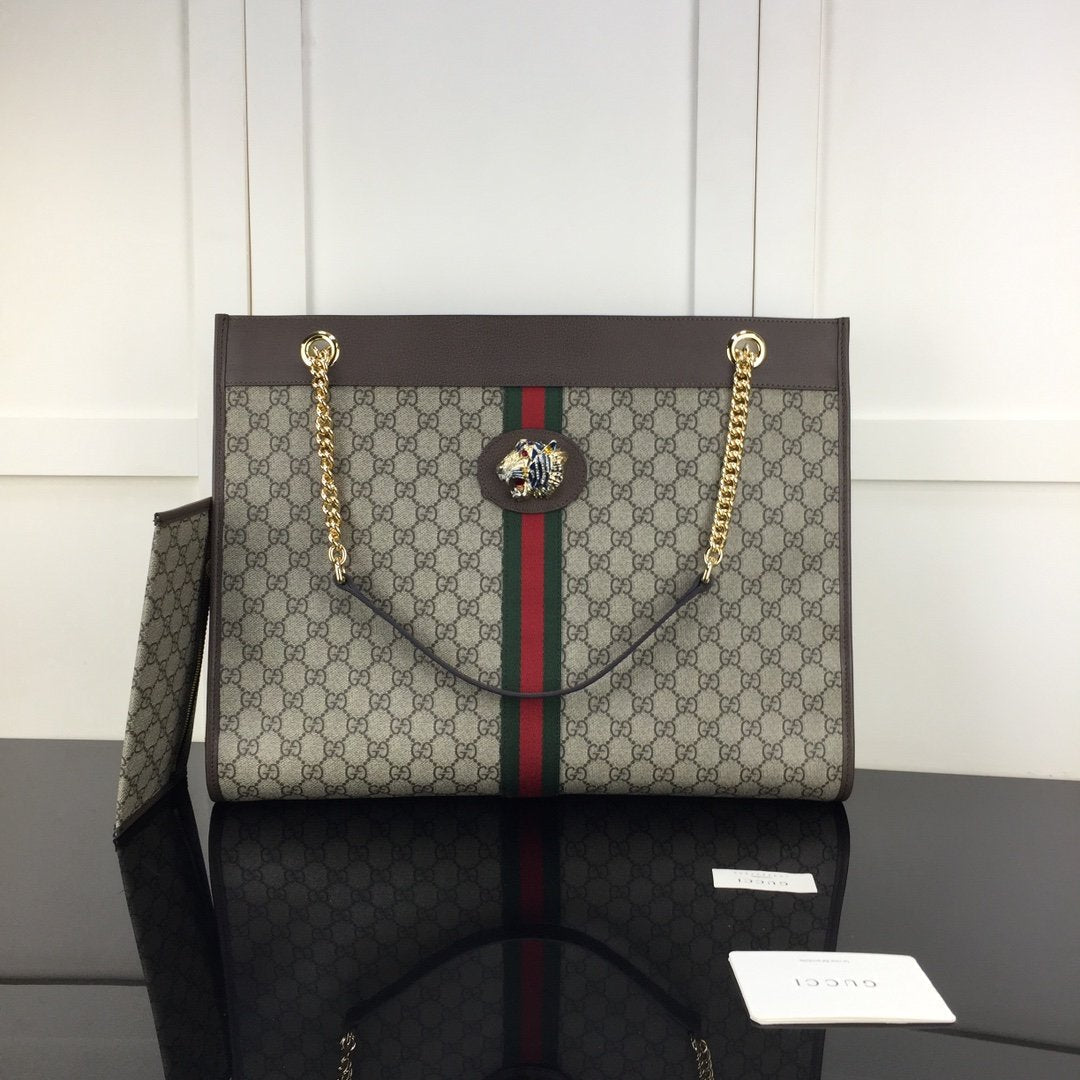 Gucci Rajah GG Canvas Tote Bag
