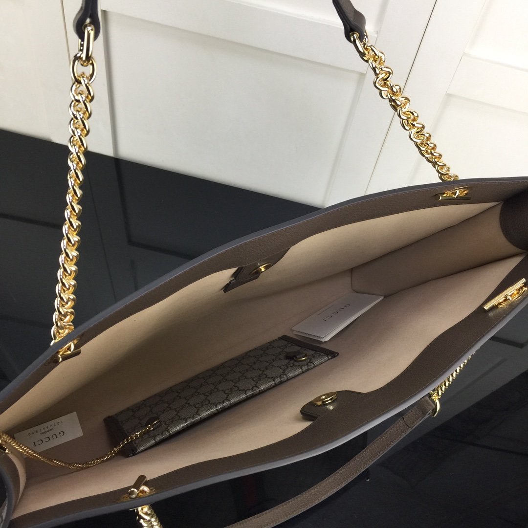 Gucci Rajah GG Canvas Tote Bag