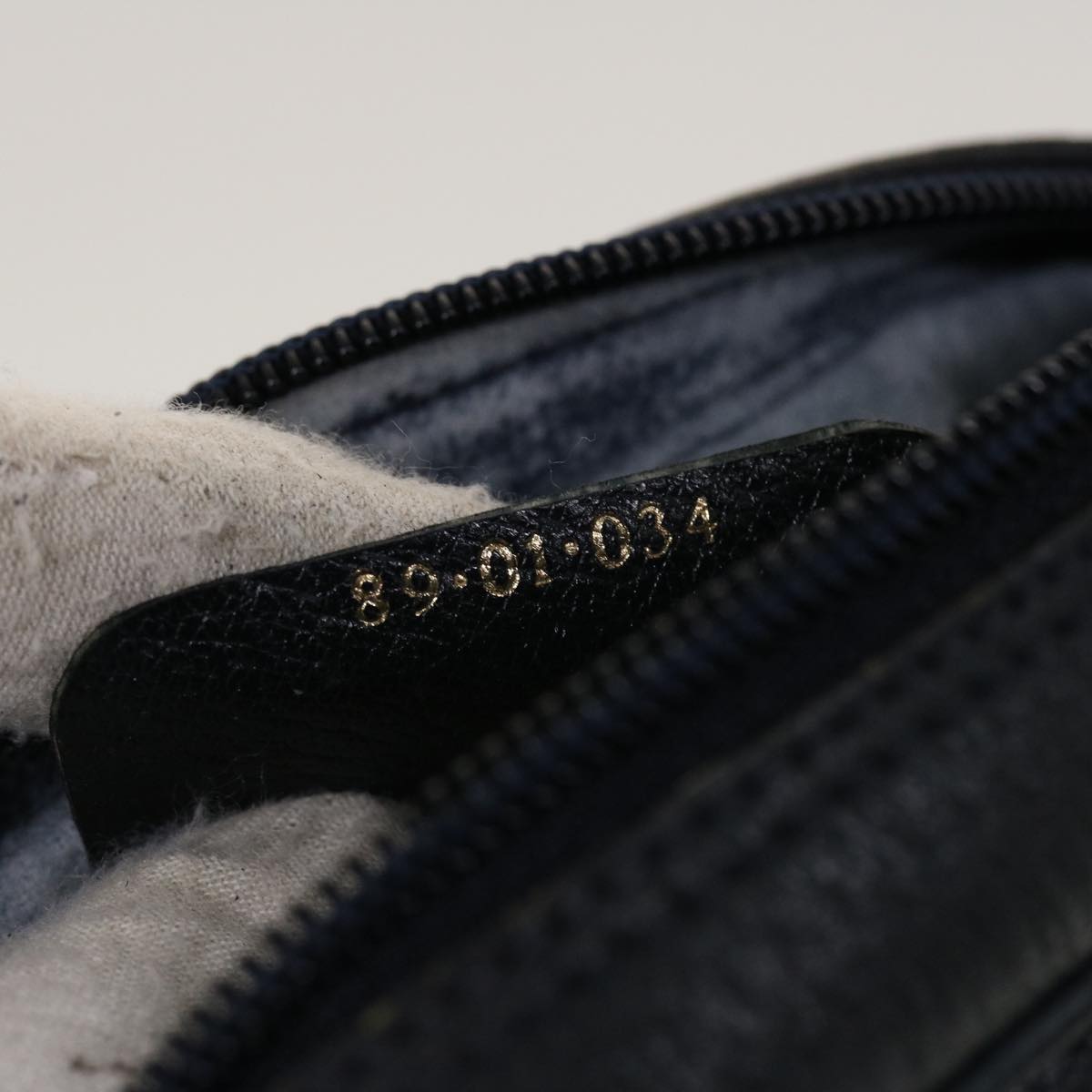 Gucci GG Canvas Sherry Line Clutch Bag Gray Red Navy 89.01.034  rd5207