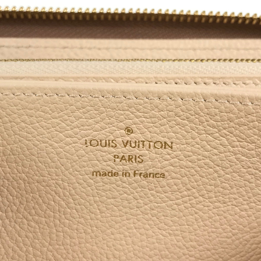LOUIS VUITTON Bicolor Monogram Emplant Zippy Wallet purse Zip Around