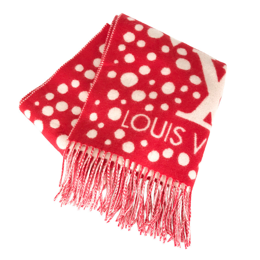 LOUIS VUITTON 2023 Yayoi Kusama collaboration Infinity Dot Women's Scarf