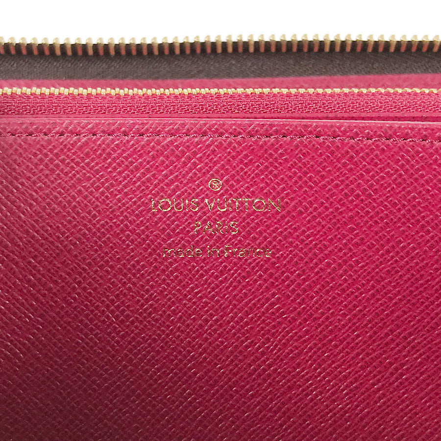 LOUIS VUITTON Fuchsia purse Zip Around