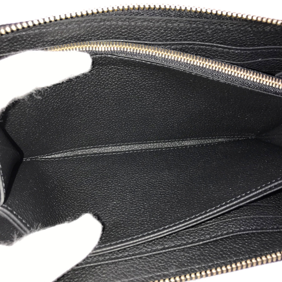 LOUIS VUITTON Bicolor Monogram Emplant Zippy Wallet purse Zip Around