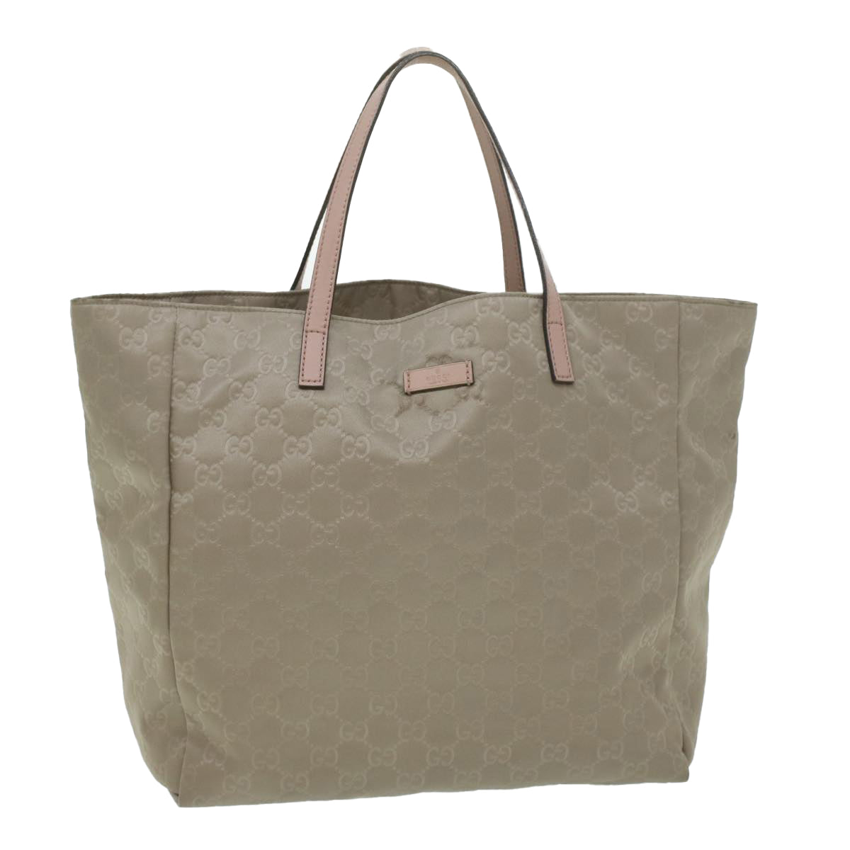 Gucci GG Canvas Boston Bag Gray Pink 282439  ro917
