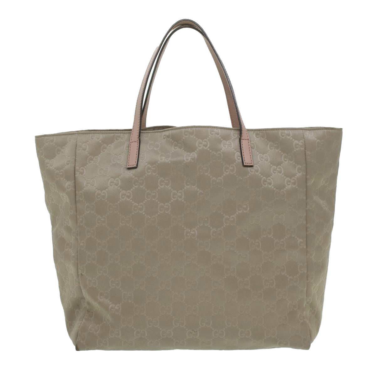Gucci GG Canvas Boston Bag Gray Pink 282439  ro917
