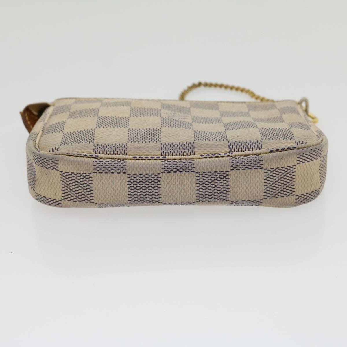 LOUIS VUITTON Damier Azur Mini Pochette Accessoires Pouch N58010 LV Auth rz439