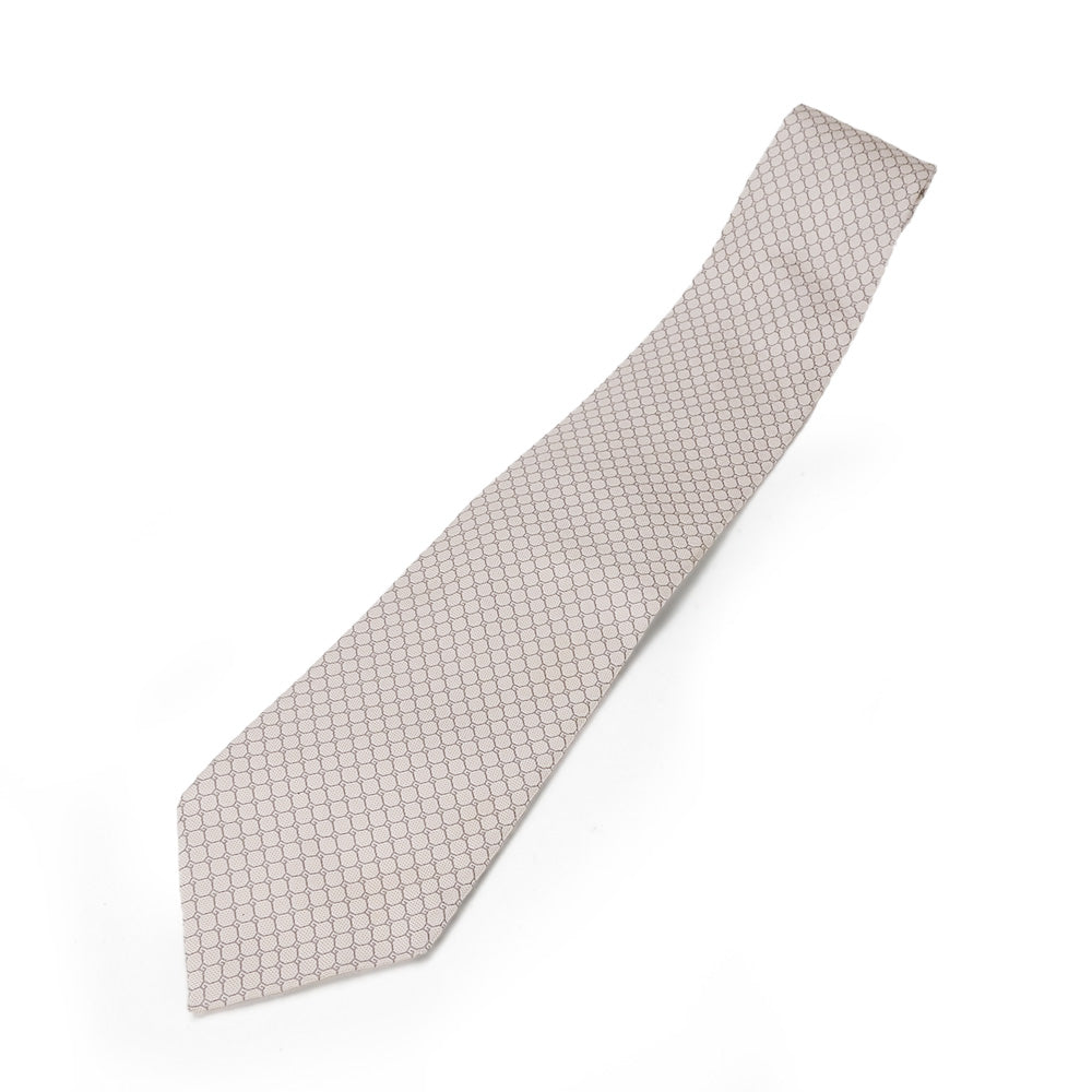 GUCCI tie silk Pink beige type mens Used