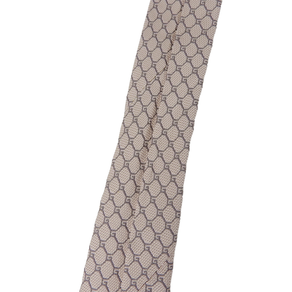 GUCCI tie silk Pink beige type mens Used