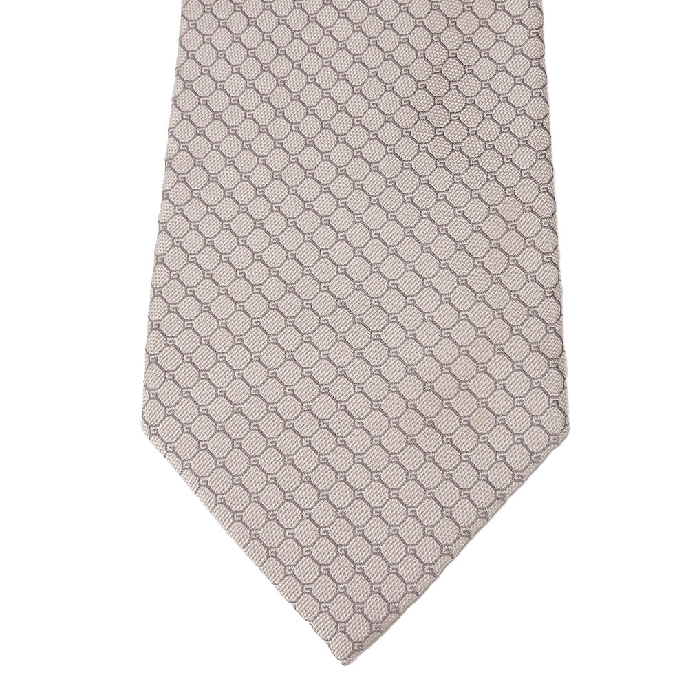 GUCCI tie silk Pink beige type mens Used