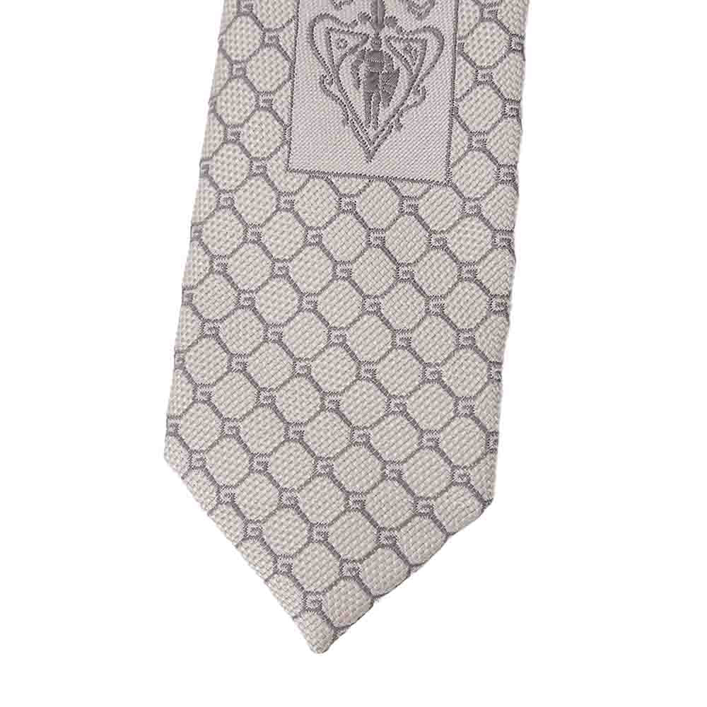 GUCCI tie silk Pink beige type mens Used