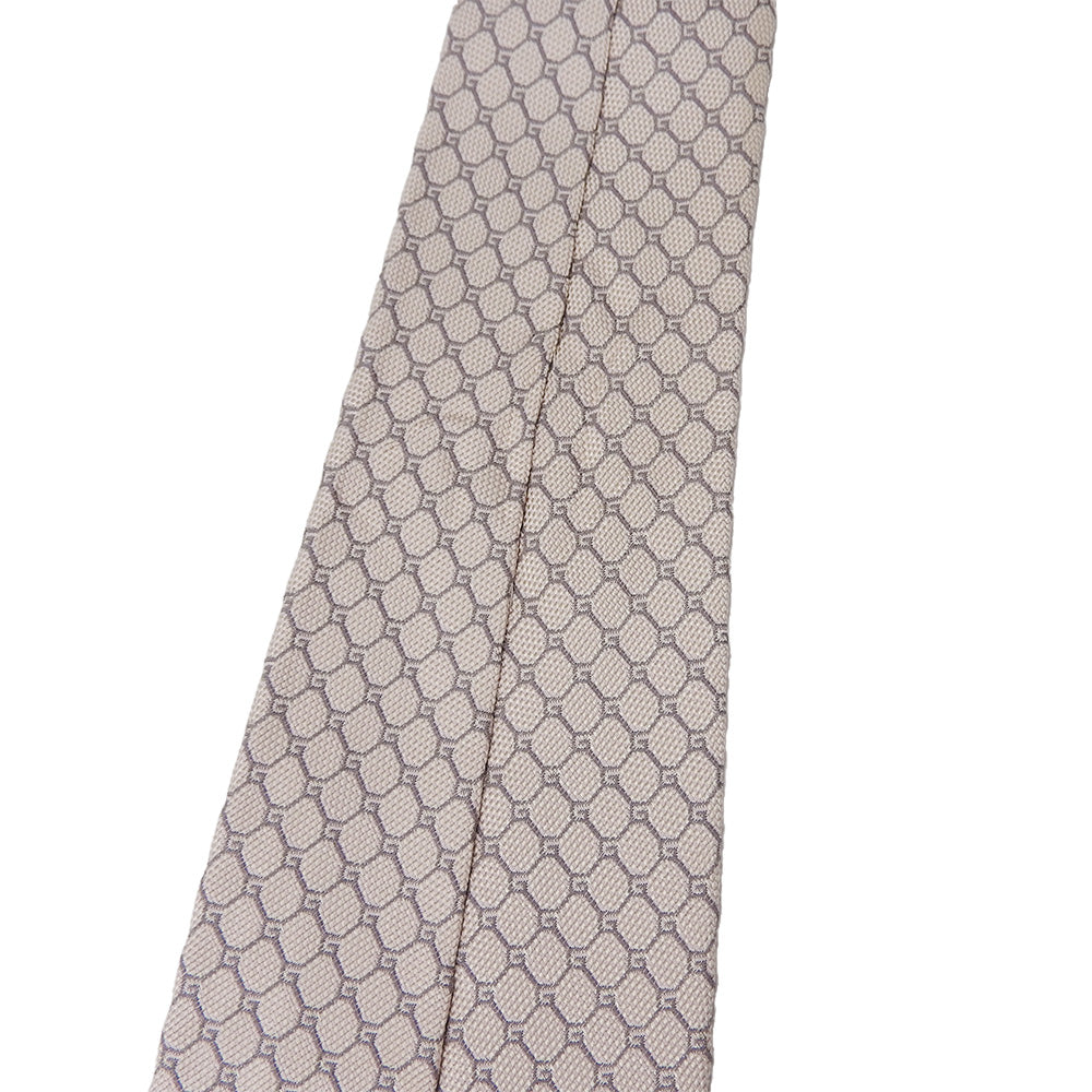 GUCCI tie silk Pink beige type mens Used