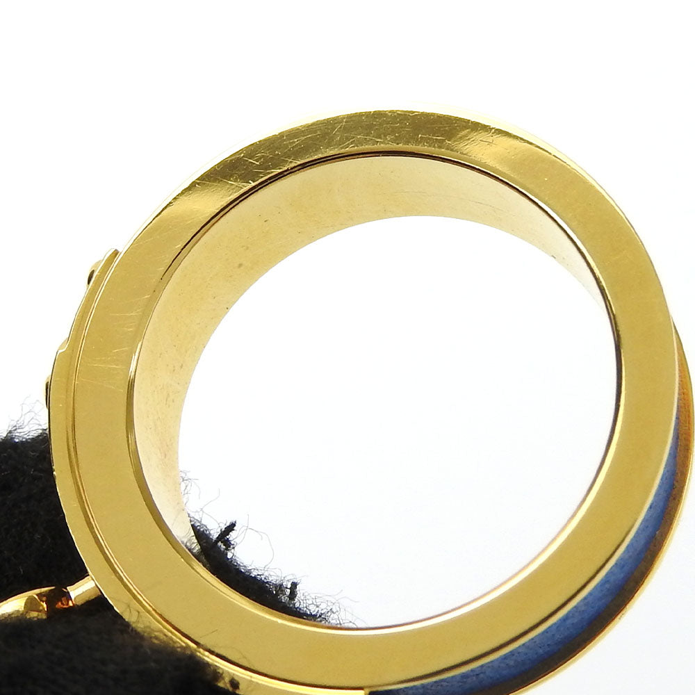 HERMES Scarf ring Metal, Leather gold Women Used