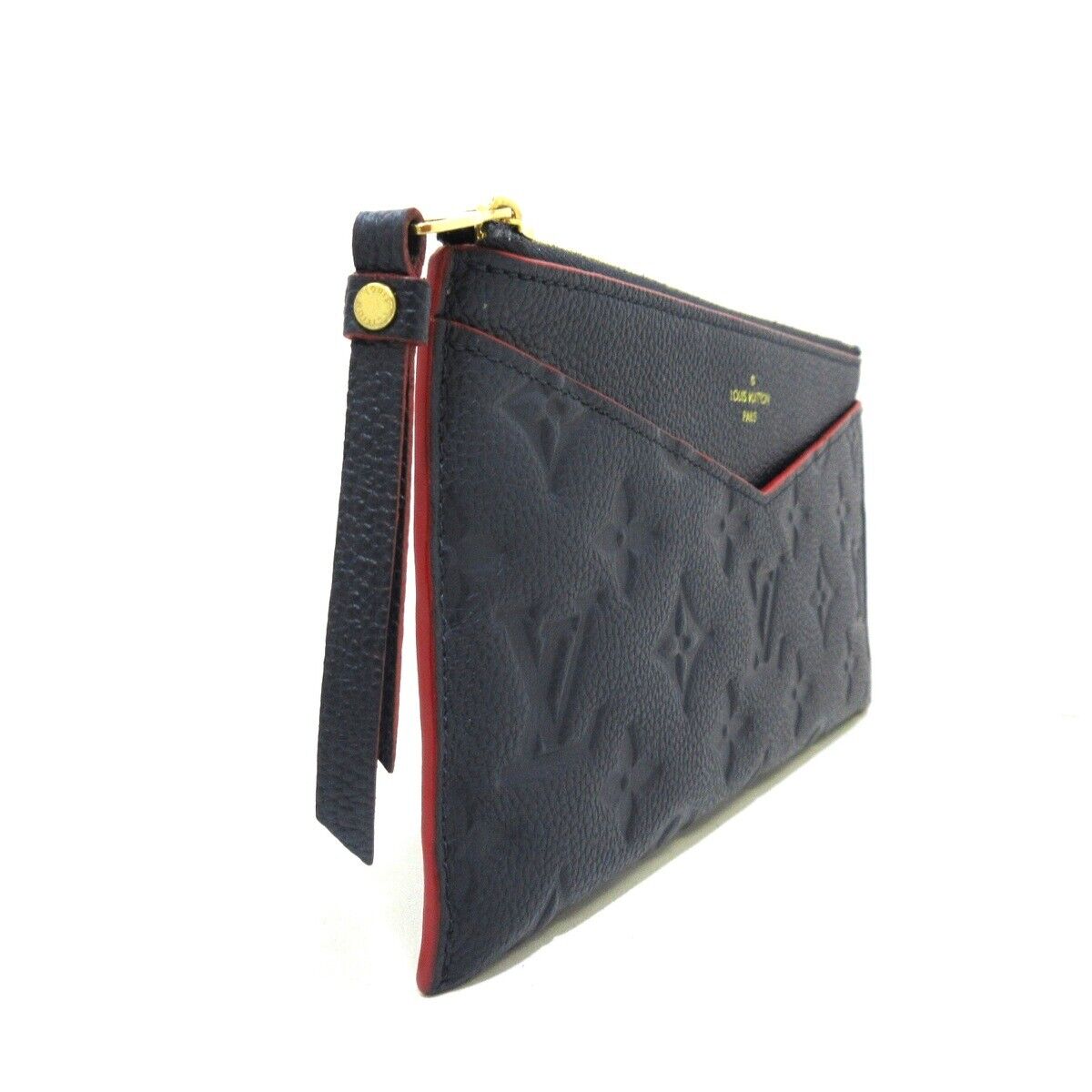Louis Vuitton Clutch Malines Rouge Empreinte