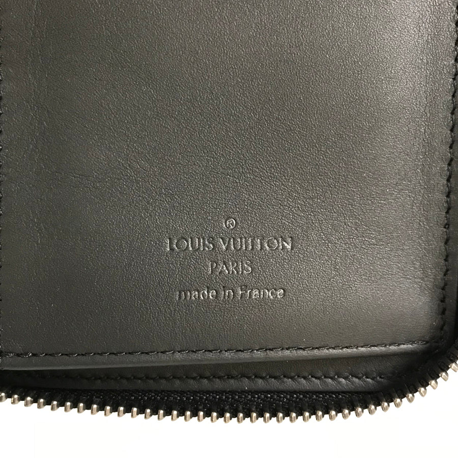 LOUIS VUITTON Damier Anfini Zippy Wallet Vertical N63548 Long wallet Round zipper