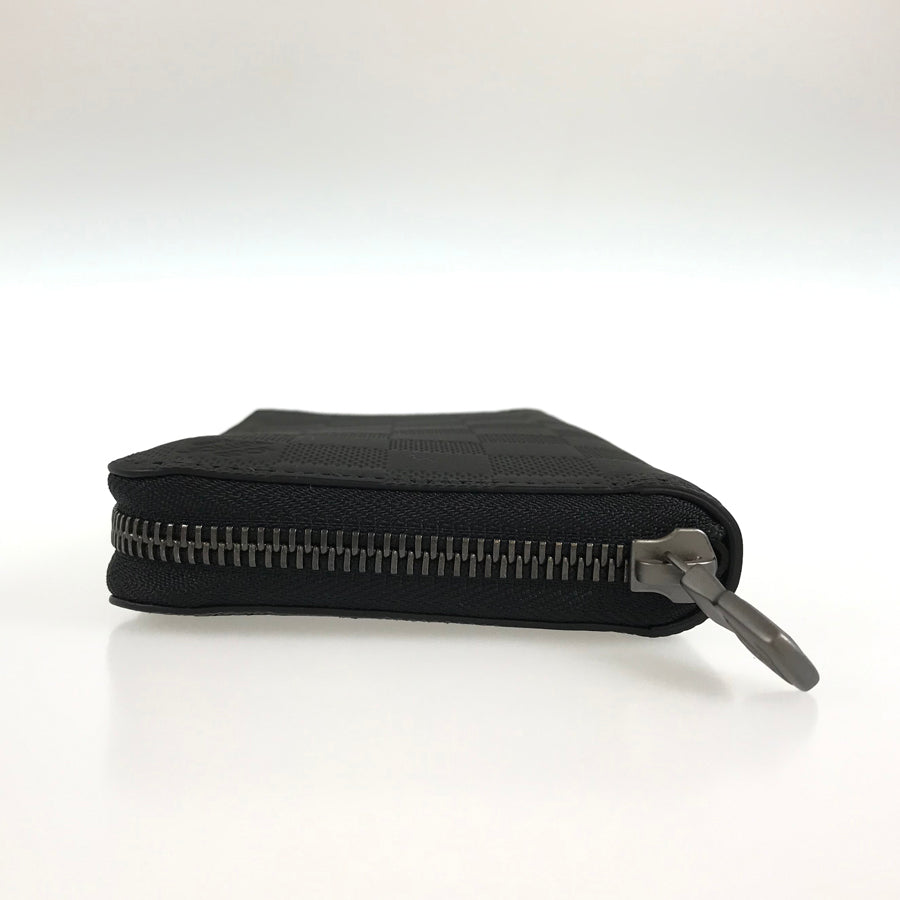 LOUIS VUITTON Damier Anfini Zippy Wallet Vertical N63548 Long wallet Round zipper