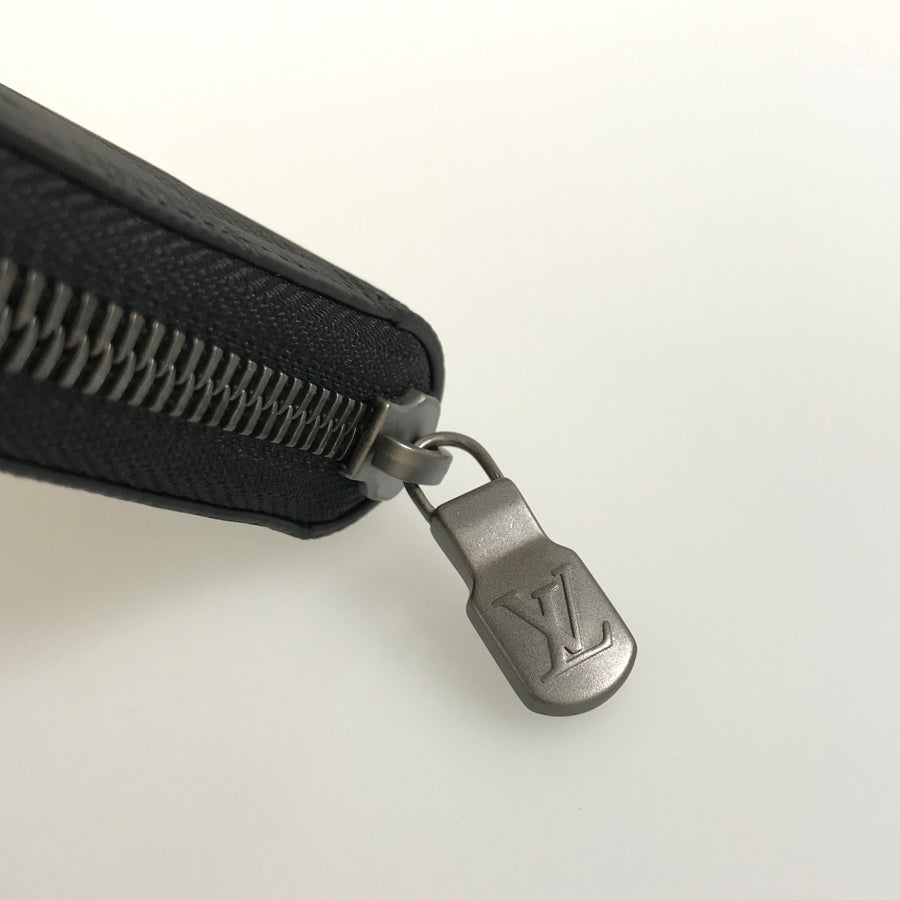 LOUIS VUITTON Damier Anfini Zippy Wallet Vertical N63548 Long wallet Round zipper
