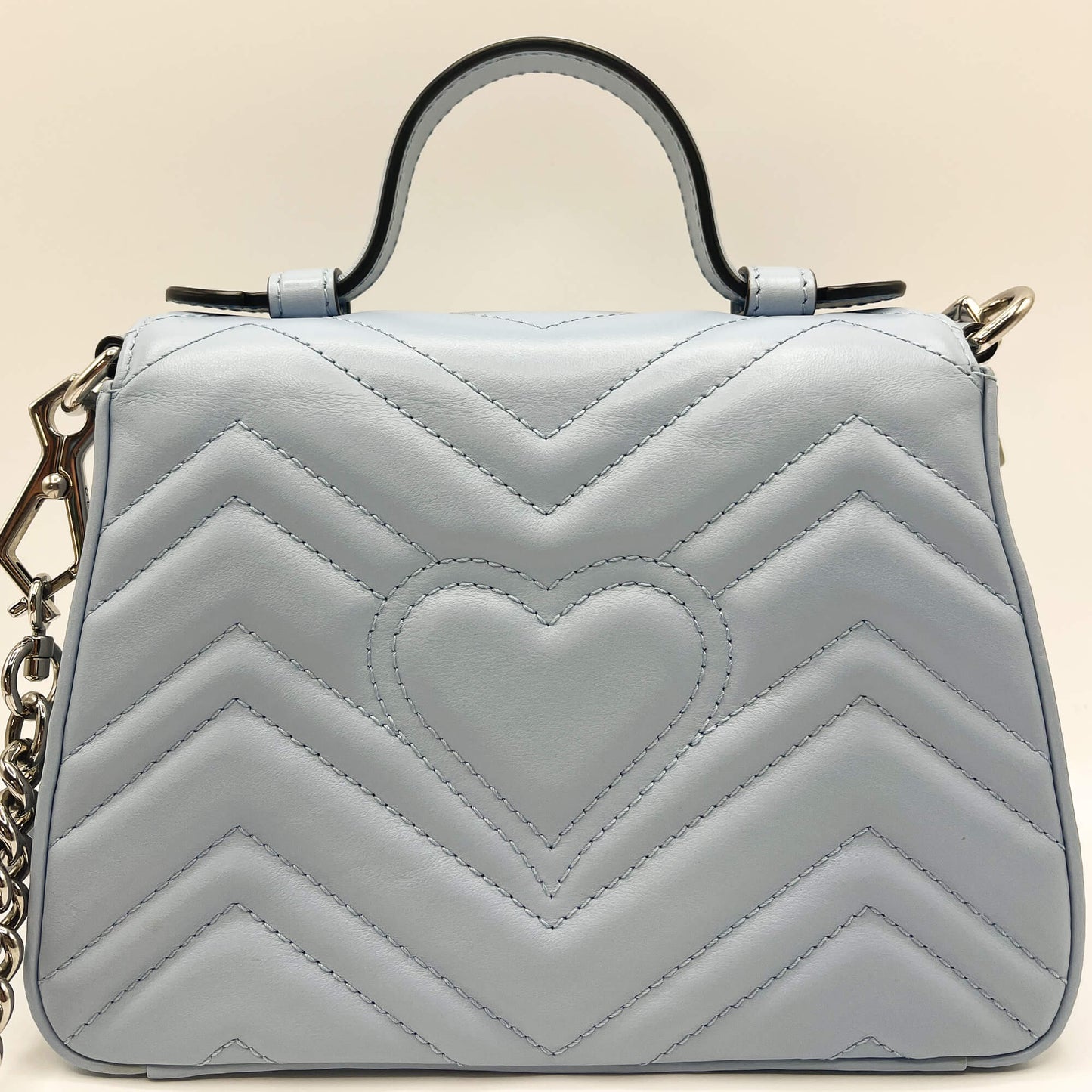 Gucci GG Azure Marmont Mini Matelassé Leather