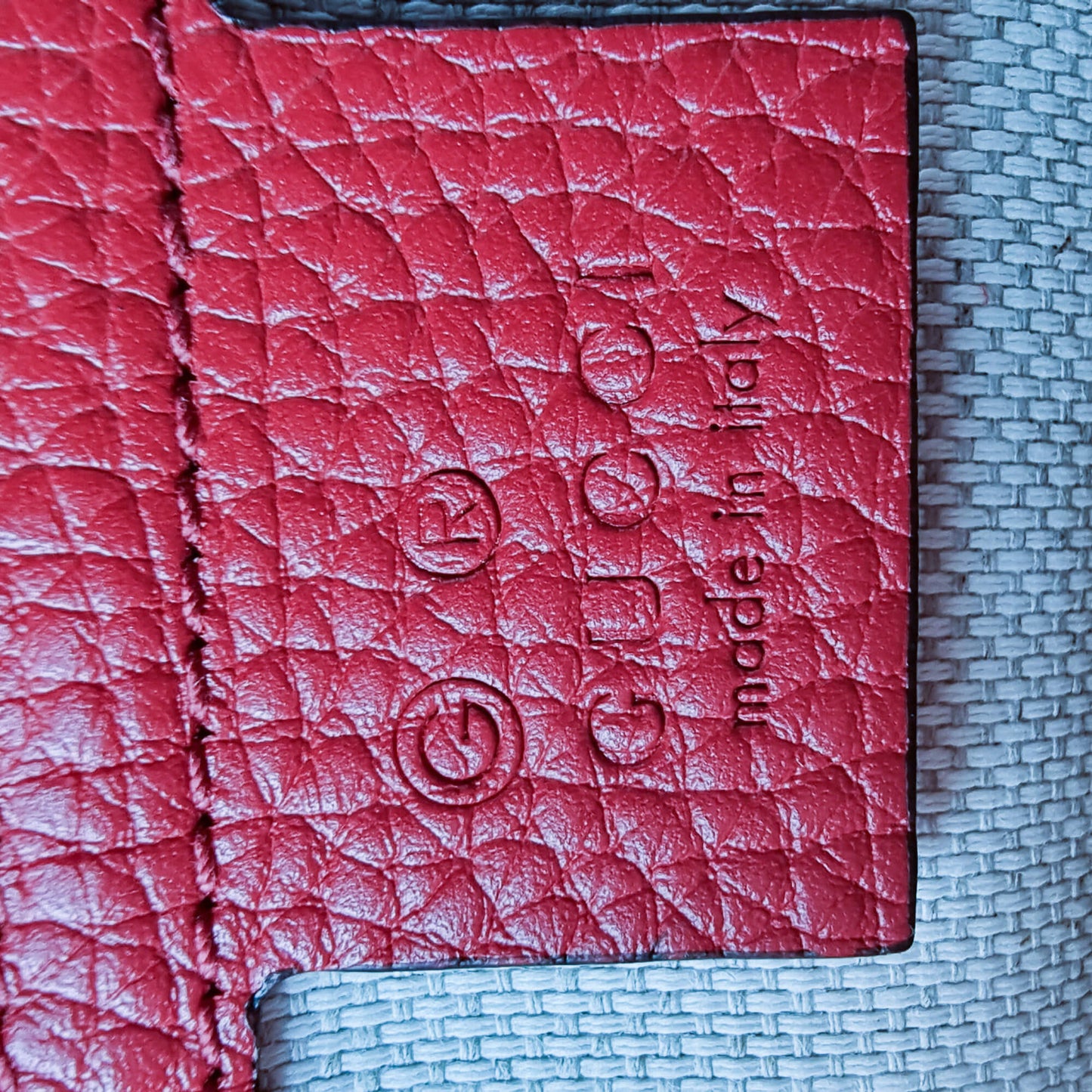 Gucci GG Soho Flap Red Leather