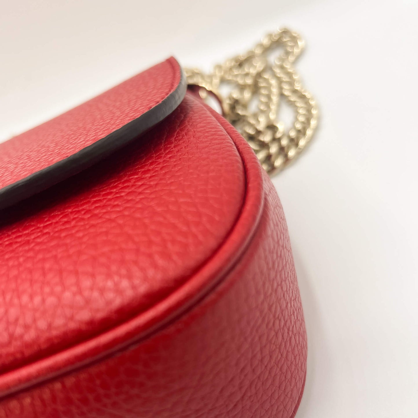 Gucci GG Soho Flap Red Leather