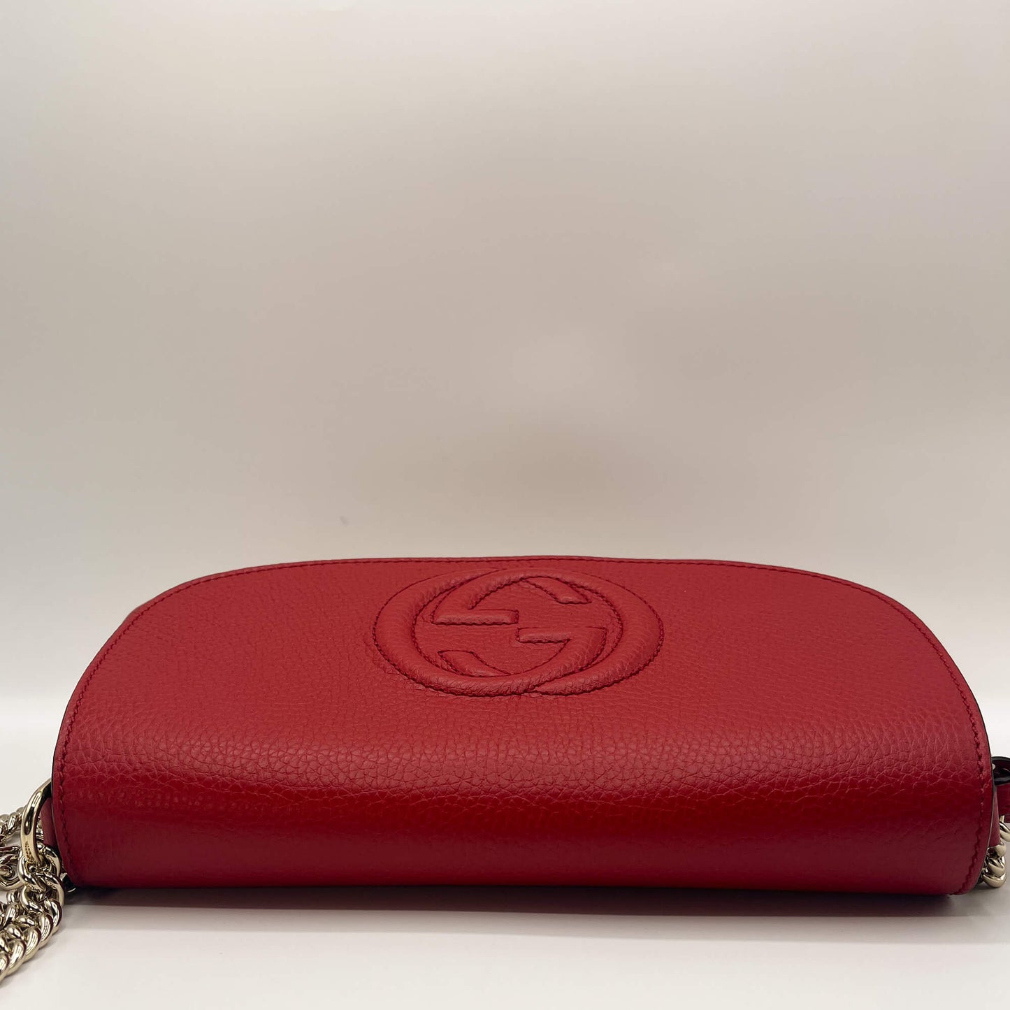 Gucci GG Soho Flap Red Leather