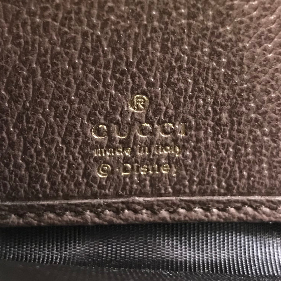 GUCCI GG Supreme Interlocking G 647940 Long wallet Round zipper