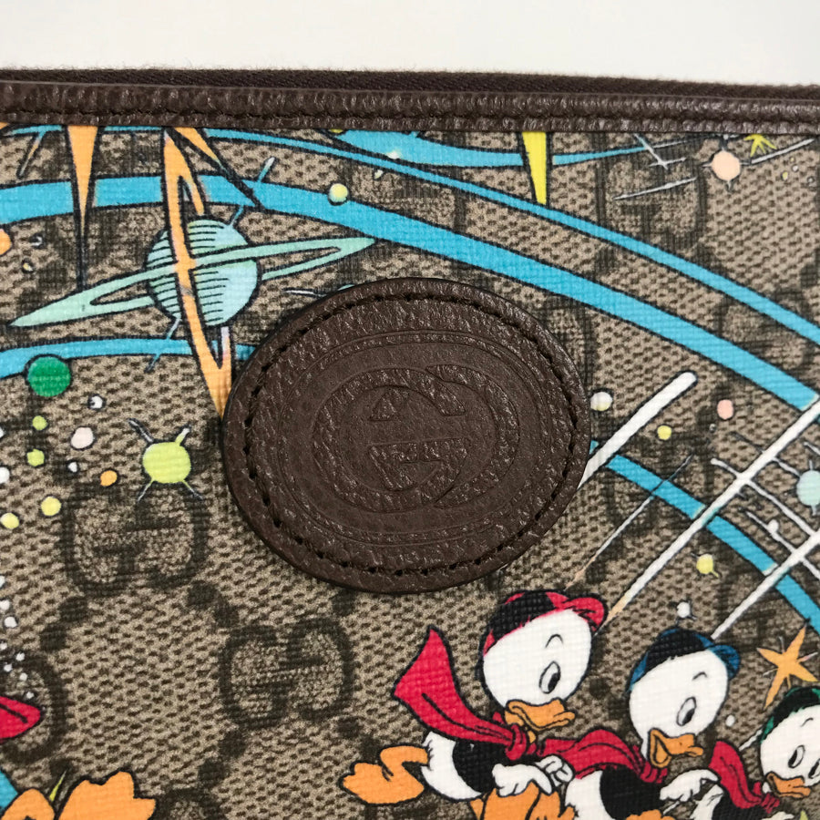GUCCI GG Supreme Interlocking G 647940 Long wallet Round zipper