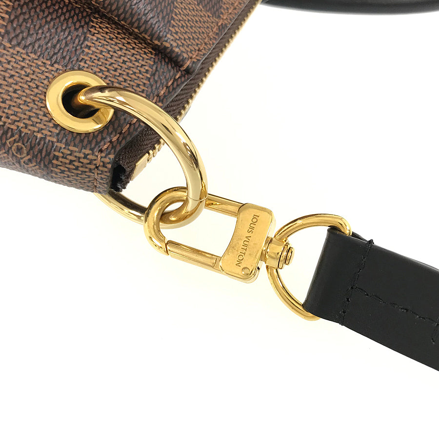 LOUIS VUITTON Damier Odeon Tote MM 2WAY Shoulder Handbag