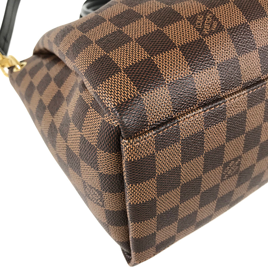 LOUIS VUITTON Damier Odeon Tote MM 2WAY Shoulder Handbag