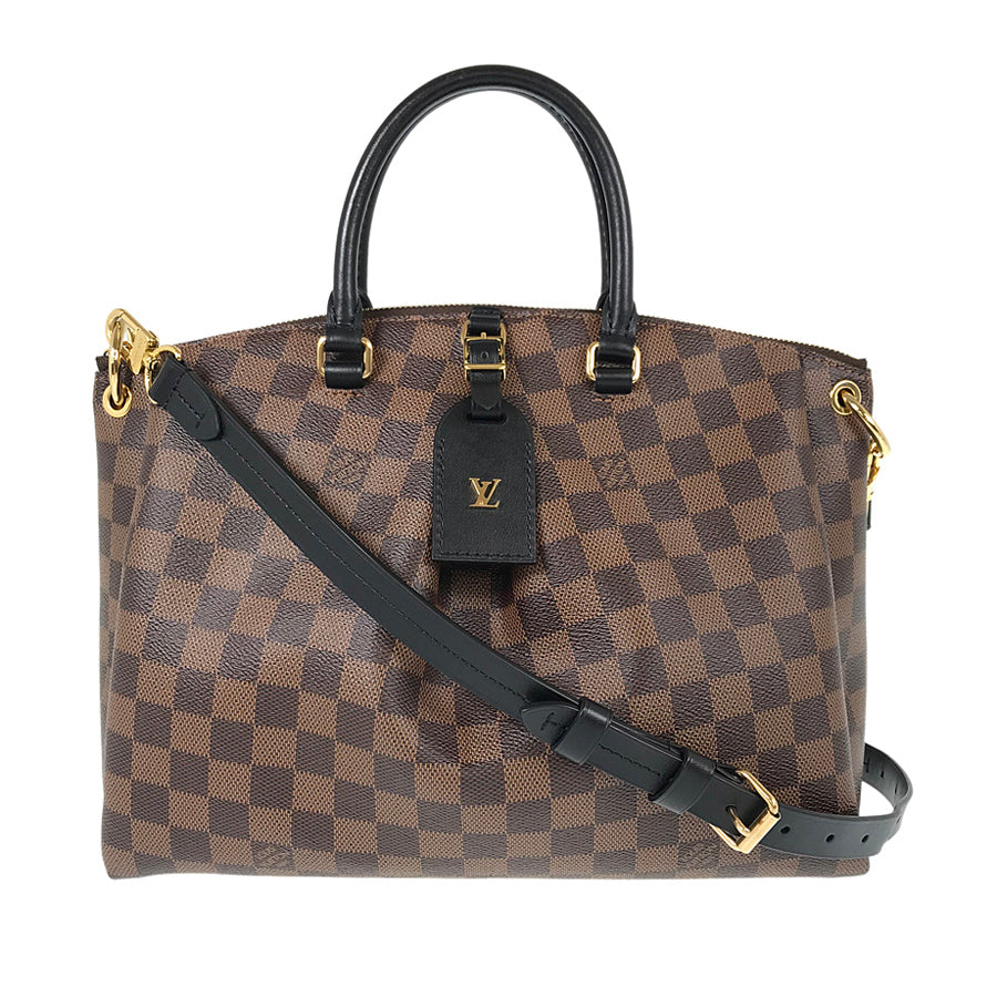 LOUIS VUITTON Damier Odeon Tote MM 2WAY Shoulder Handbag