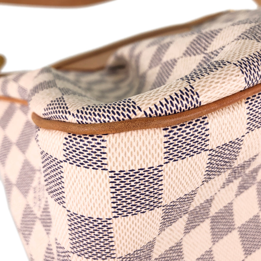 LOUIS VUITTON Damier Azul Siracusa MM N41112 Shoulder bag