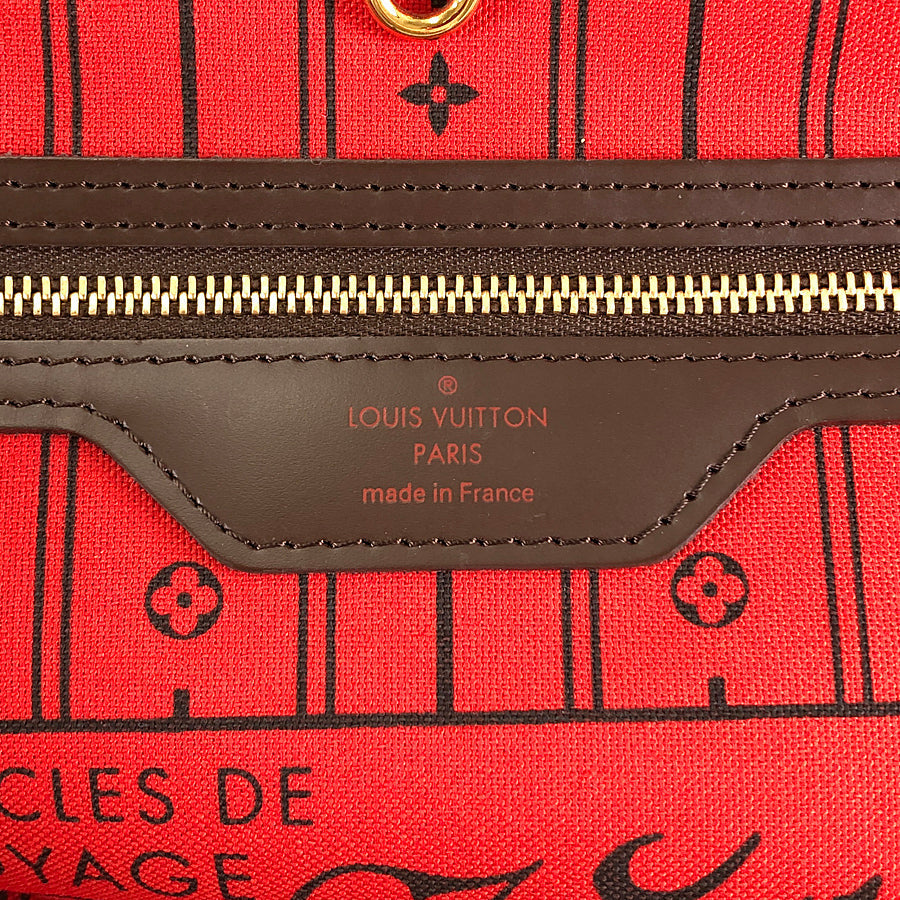 LOUIS VUITTON Damier Neverfull MM N51105 Tote bag