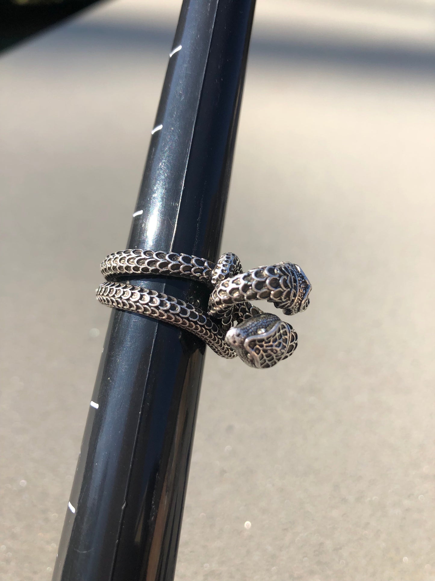 Gucci Garden Snake Sterling Silver Ring